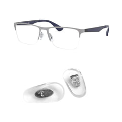 HiCycle2 16mm silver replacement nose pads for Ray-Ban RB6335