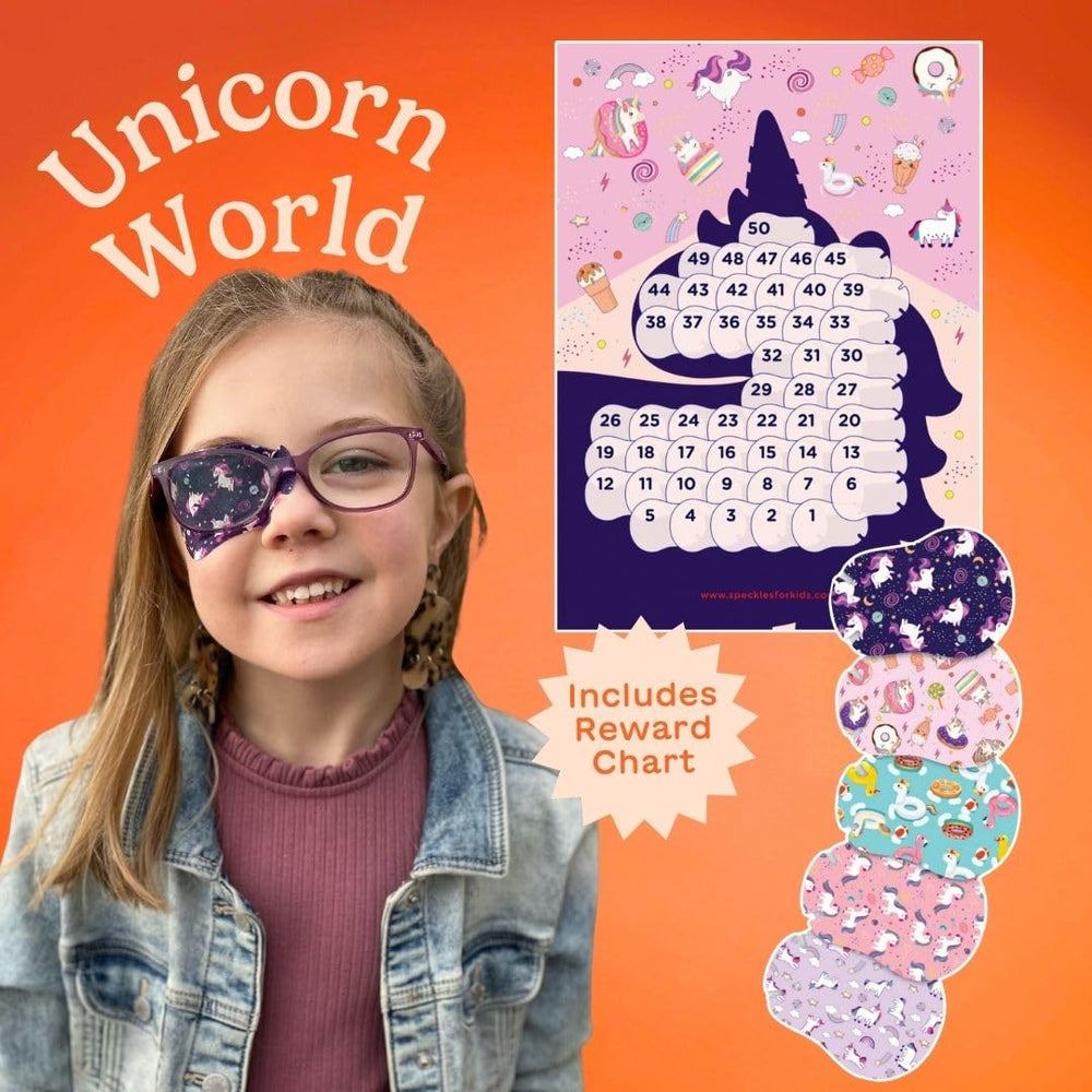 HIDE&SEE Unicorn World eye patch design 2 for kids
