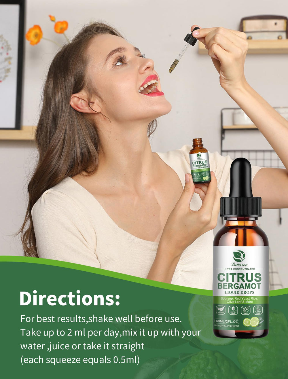 Liquid drops high-absorption delivery formula