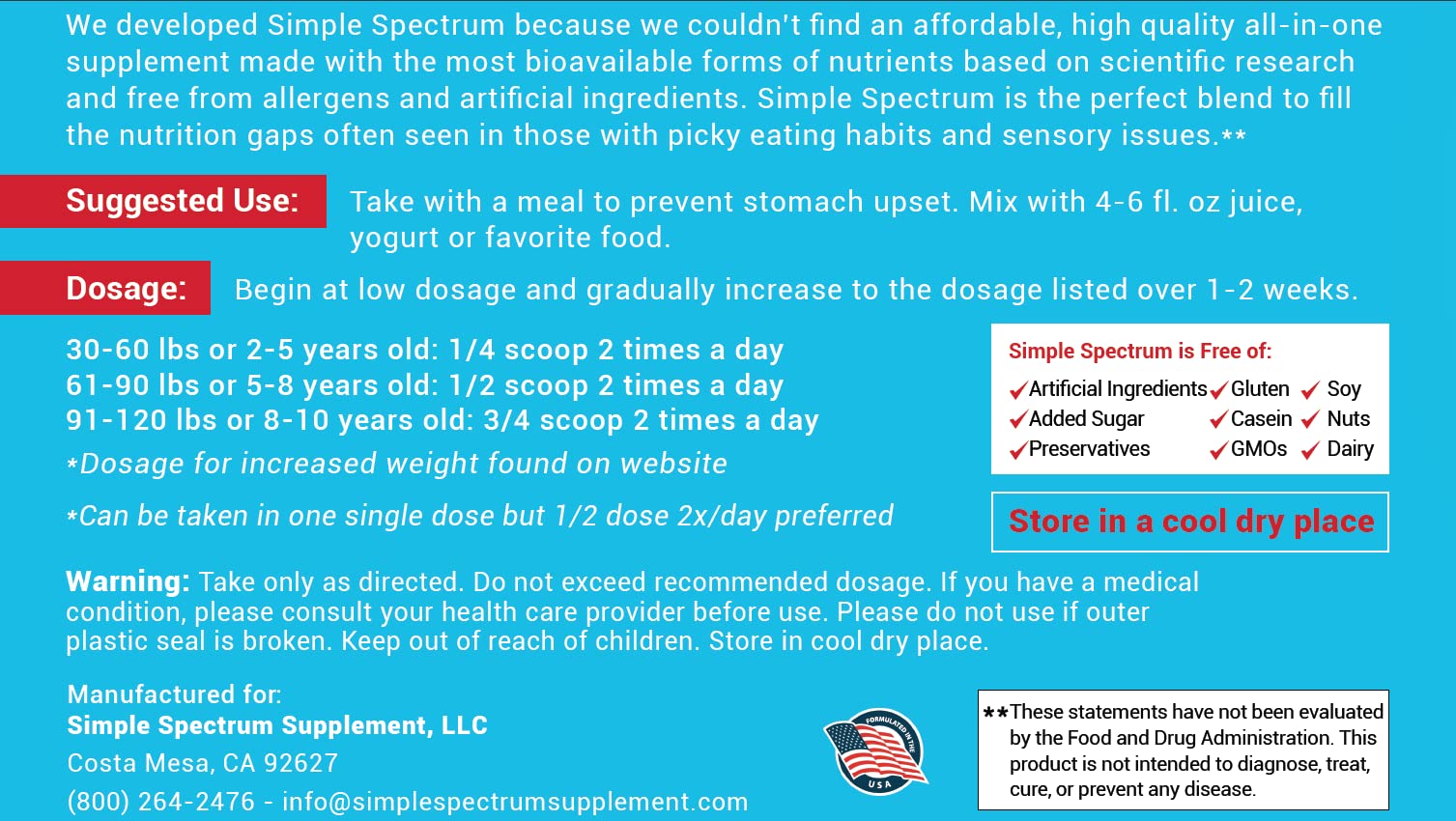 Graphic showing high bio-availability vitamins and minerals