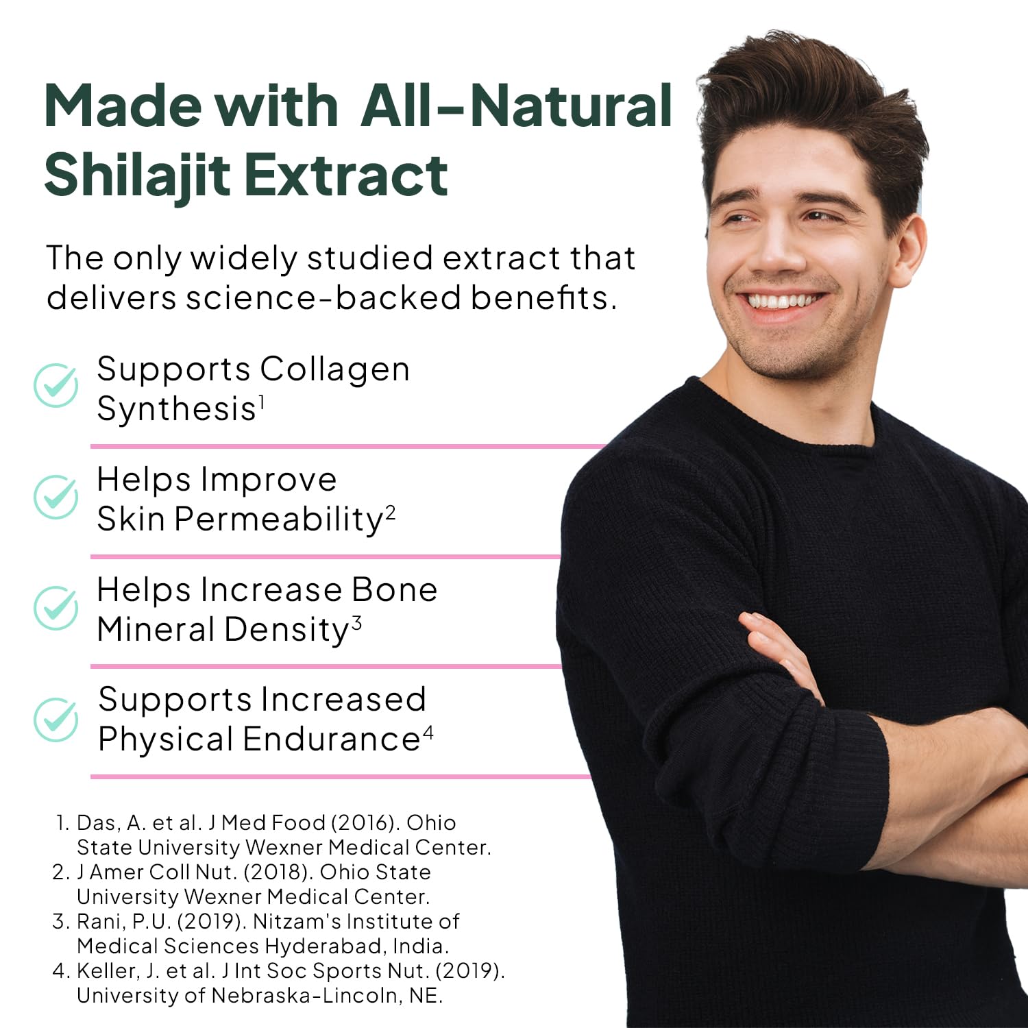 Shilajit sourced from high-elevation Himalayas (over 12,000 ft)