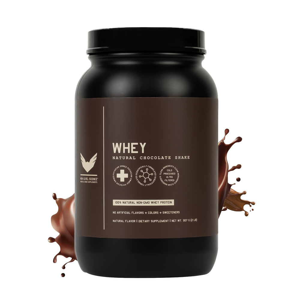 High Level whey protein ultra-filtered 2lb bag for premium muscle support.