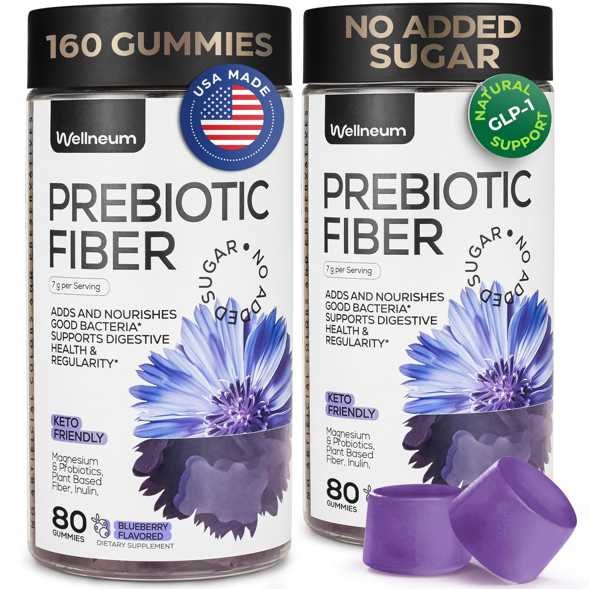 Hero image of High Prebiotic Fiber Gummies for digestive health
