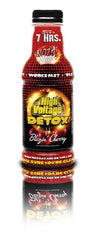 High Voltage Detox Blazin' Cherry pour demonstrates quick-use, refreshing beverage.