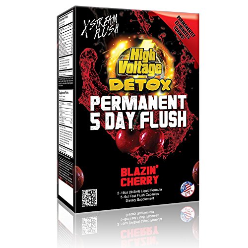 High Voltage Permanent 5 Day Flush Blazin' Cherry bottle and packaging
