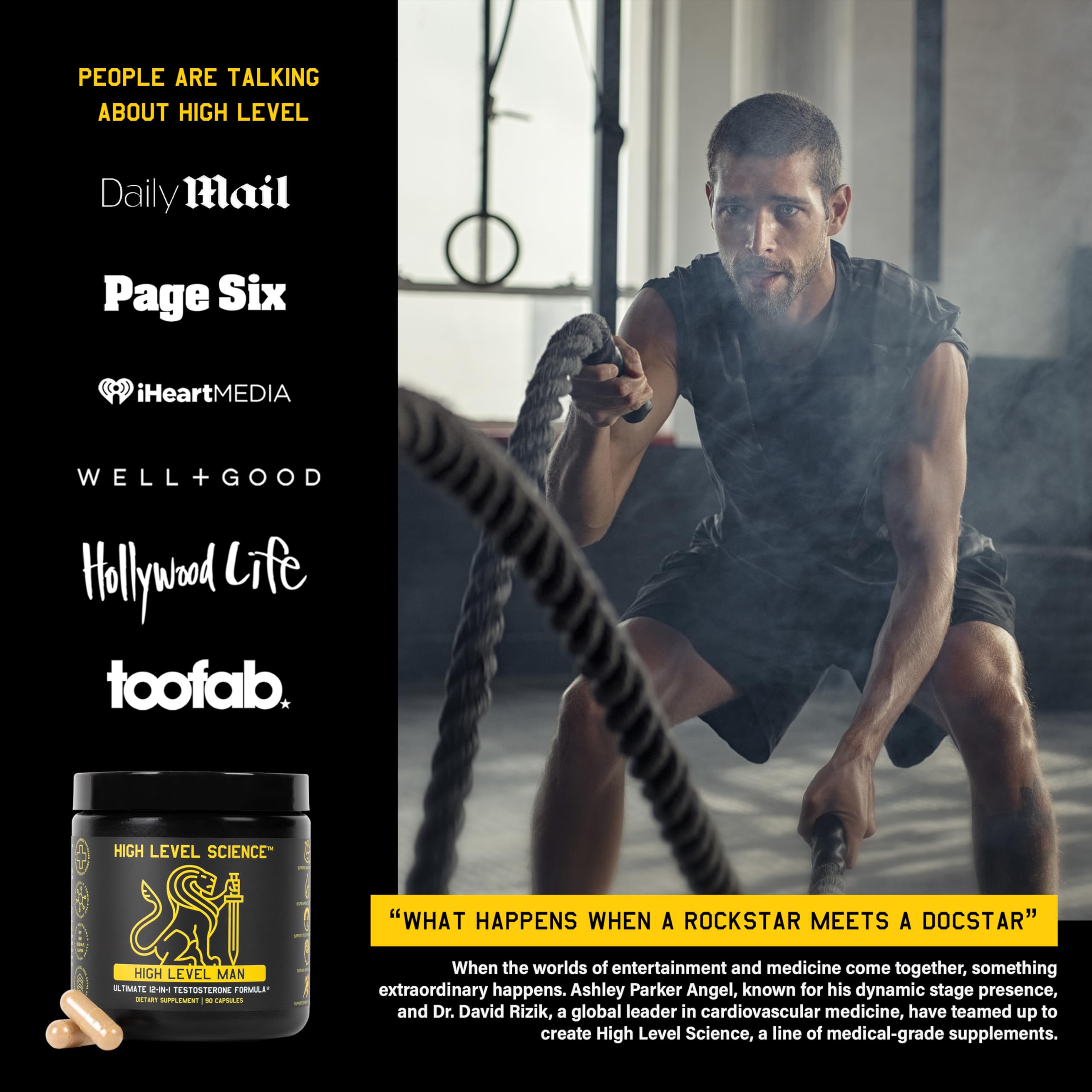 All-in-one wellness formula for men's vitality