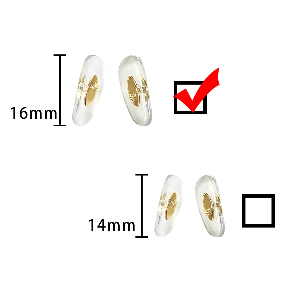 Detail of soft silicone nose pads for secure fit