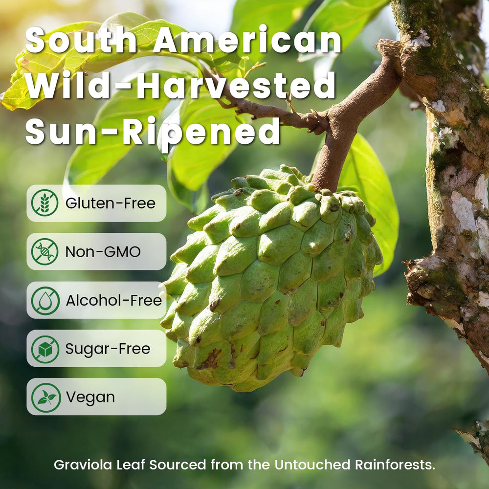 Antioxidant-rich blend with Soursop, Sea Moss and Elderberry