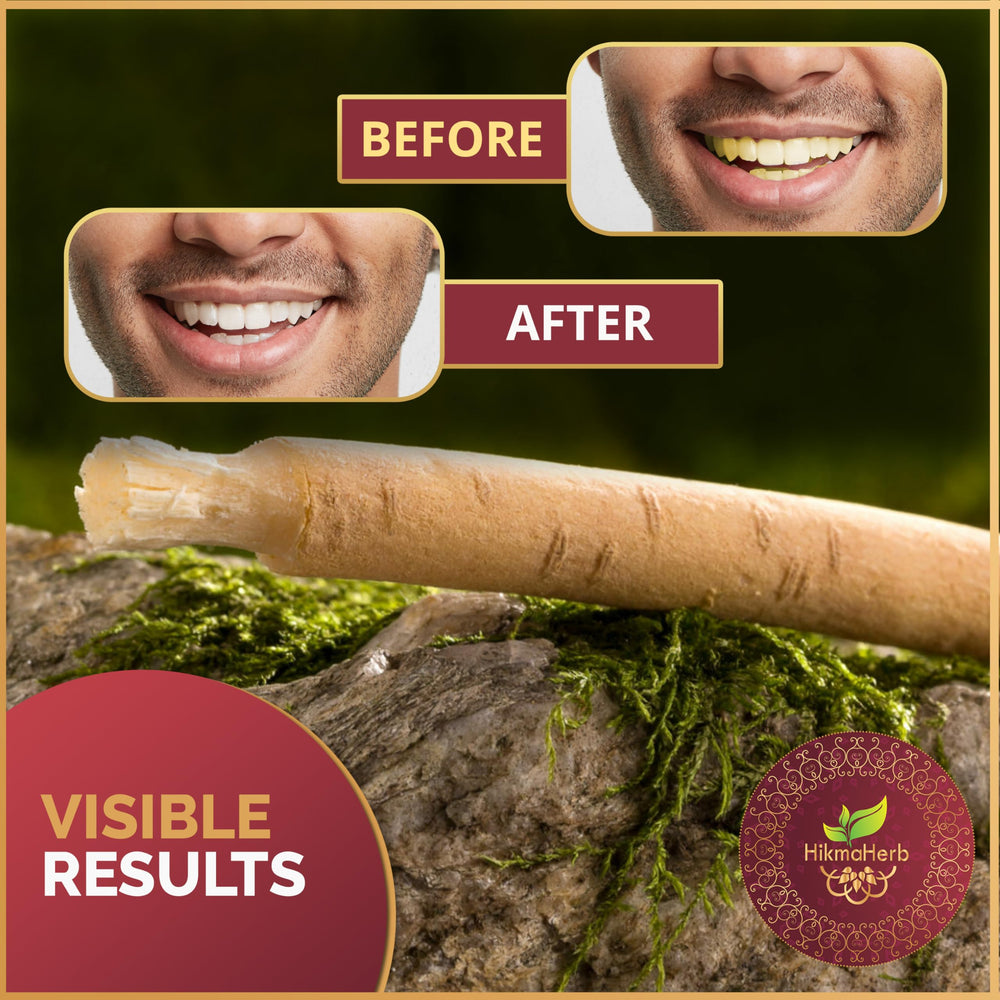 Healthy teeth and fresh breath from HikmaHerb Miswak