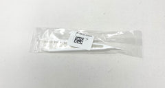 Close-up of Hilco 5 inch tweezers showing silicone tips for soft contact lenses