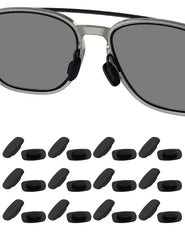 HILEEN replacement nose pads set for Costa South Point, Flagler, Shipmaster, Fernandina, Wader, and Peli sunglasses in black