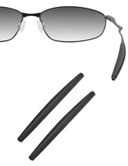 HILEEN earsocks for Oakley Whisker and Square Wire 2.0 (compatibility close-up)