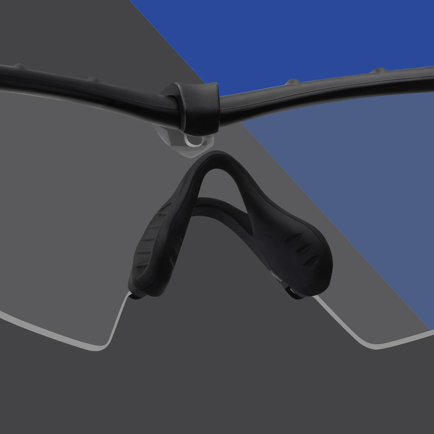 Push-in replacement nose clips for Oakley eyewear (15x13 mm)