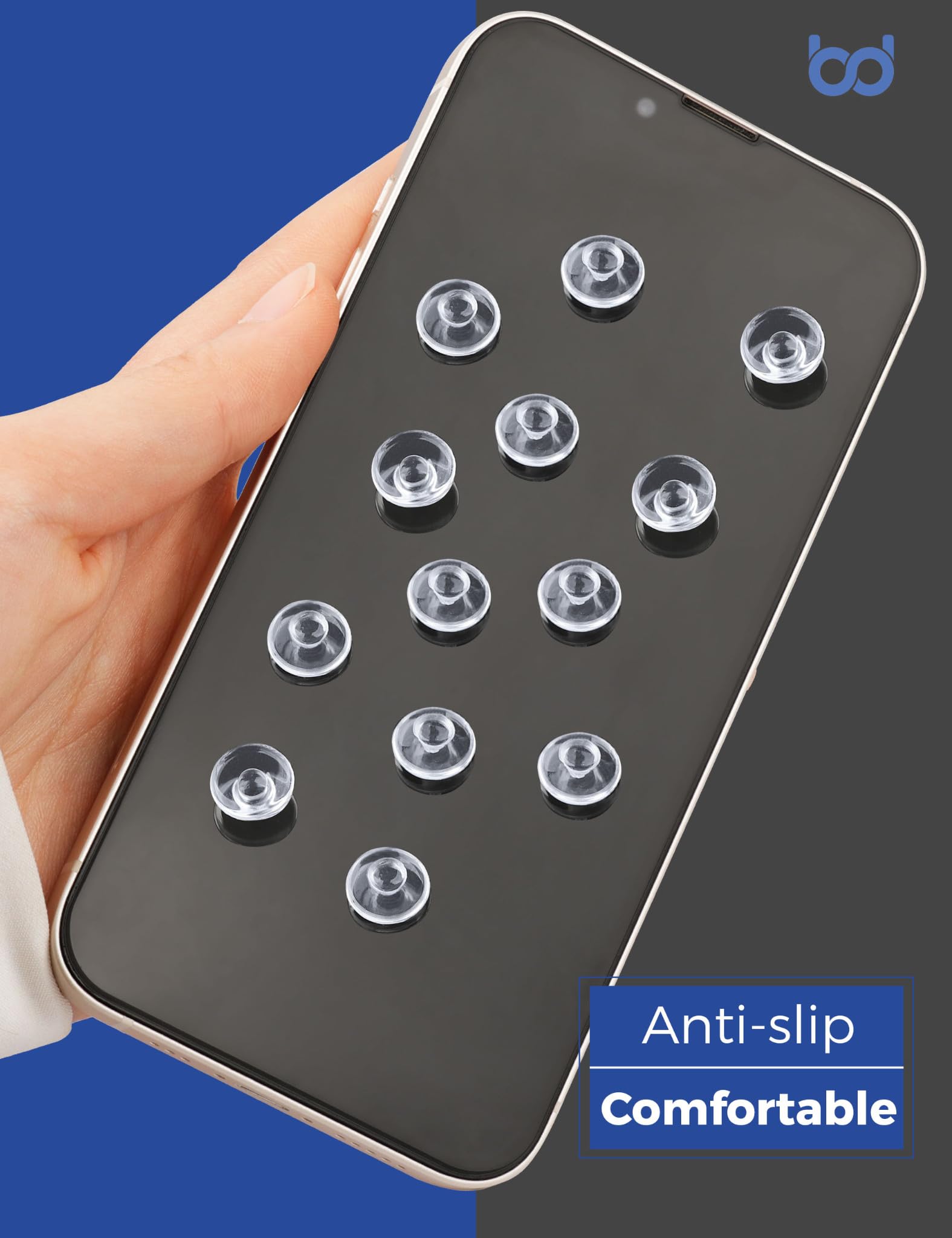 Easy installation push-in nose pad replacement