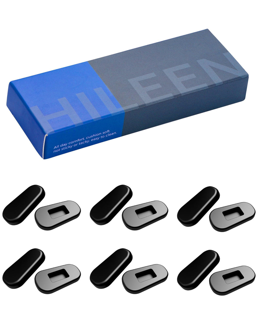 Close-up of anti-slip silicone material for glasses