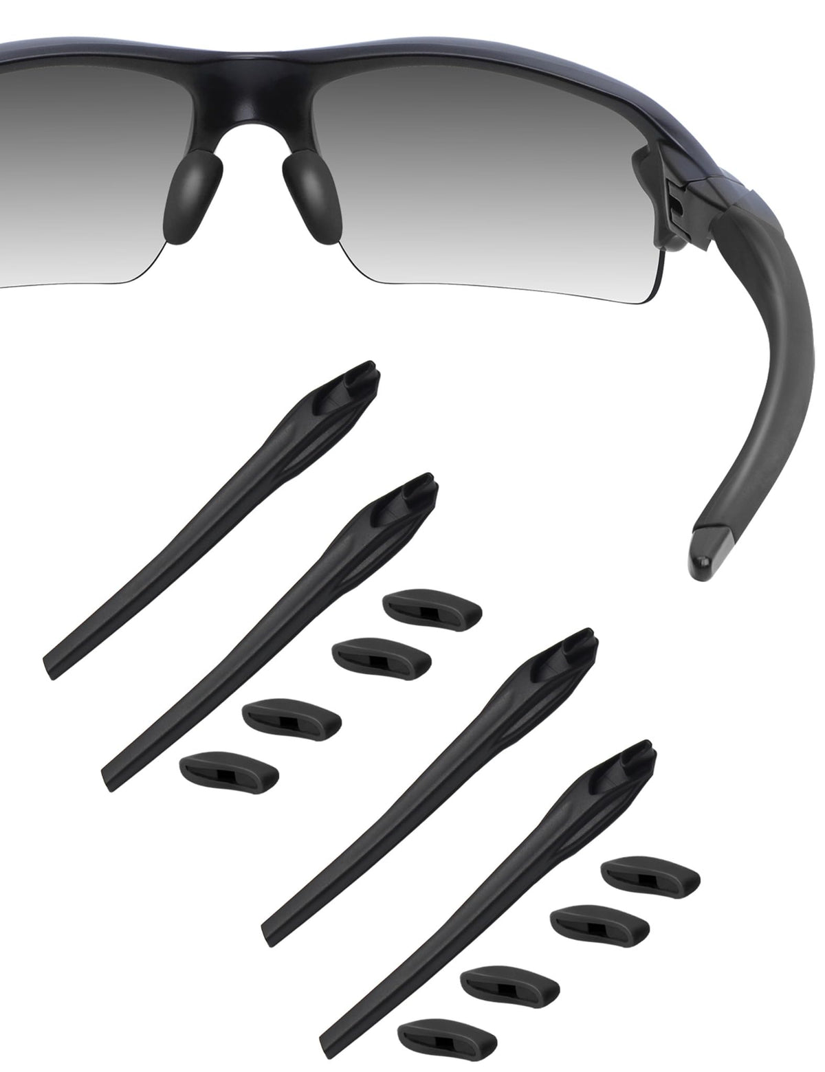 HILEEN replacement nose pads and earsocks for Oakley Flak 2.0 XL and Asian Fit