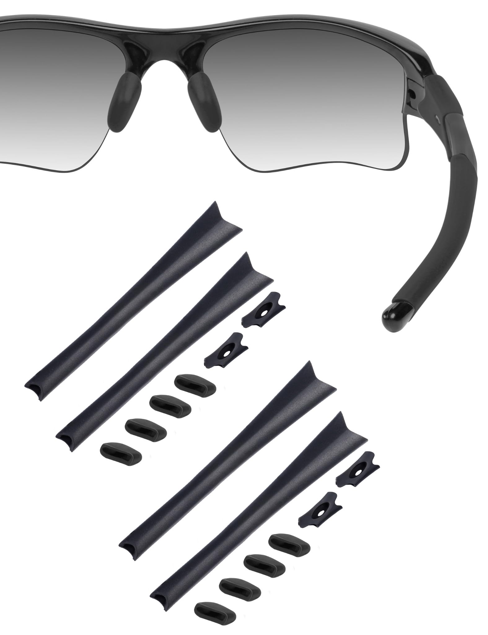 HILEEN silicone nose pads and earsocks for Oakley Flak Jacket series