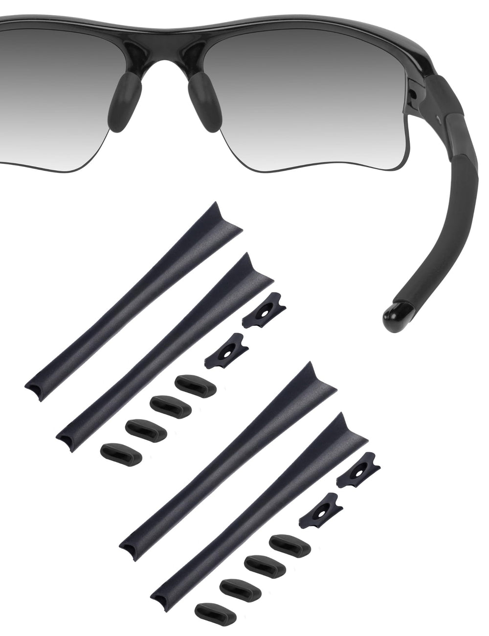 HILEEN silicone nose pads and earsocks for Oakley Flak Jacket series