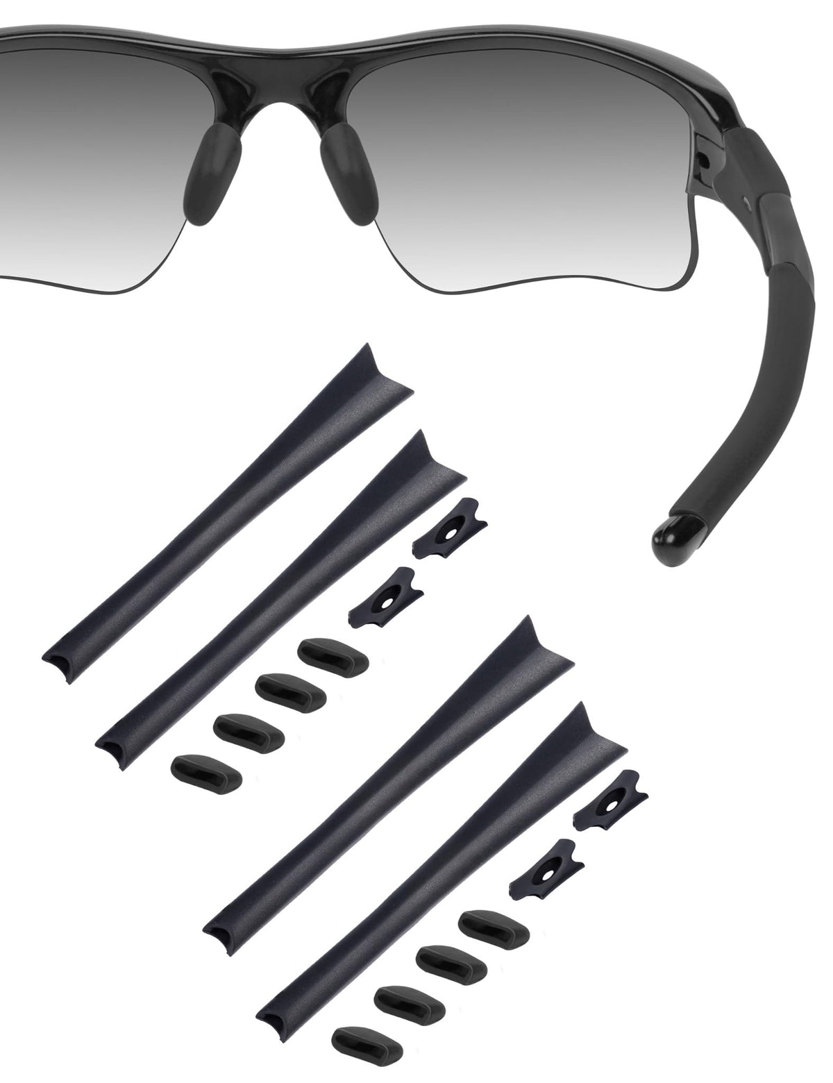 HILEEN silicone nose pads and earsocks for Oakley Flak Jacket series