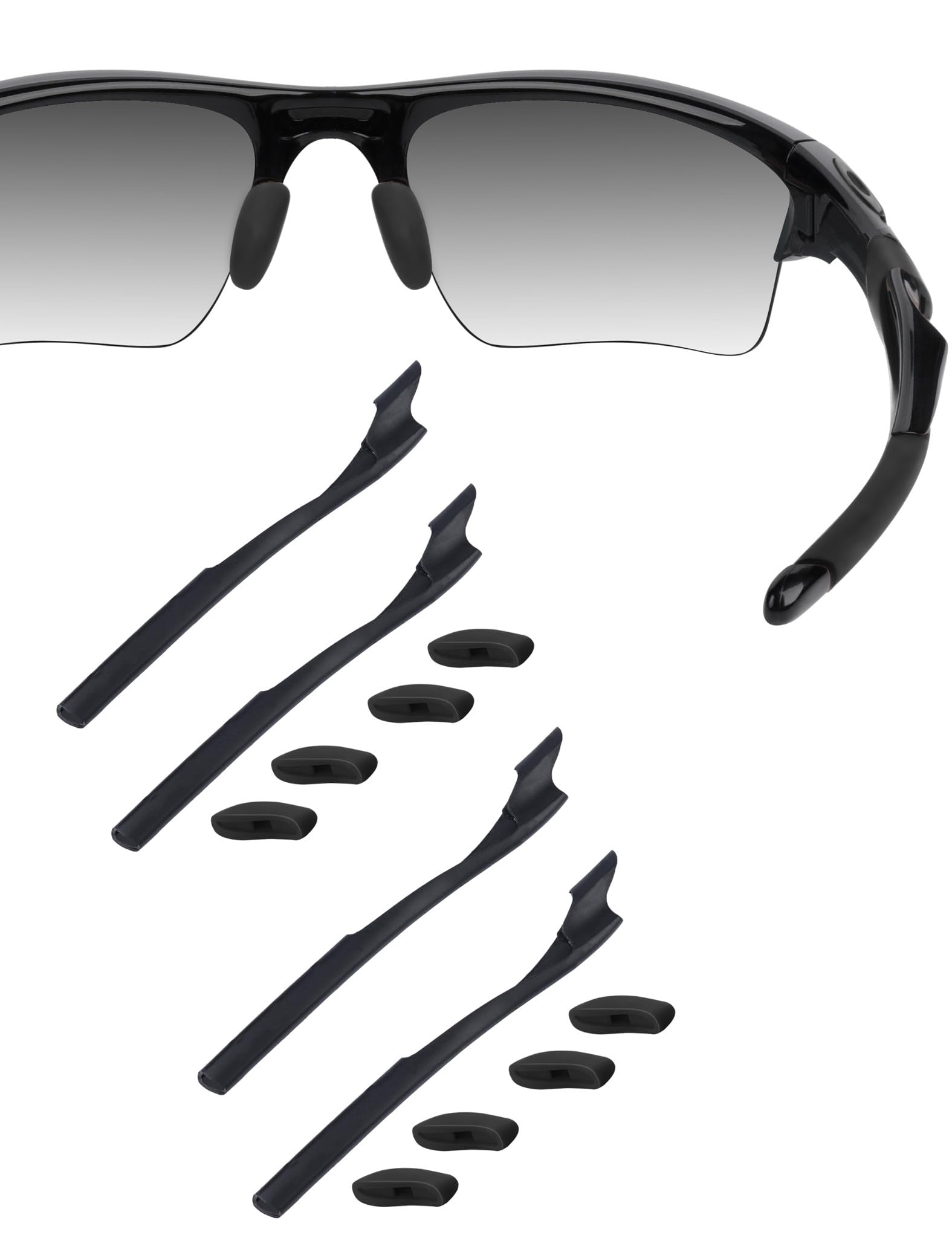 HILEEN silicone nose pads and earsocks for Oakley Half Jacket 2.0 OO9144/OO9153