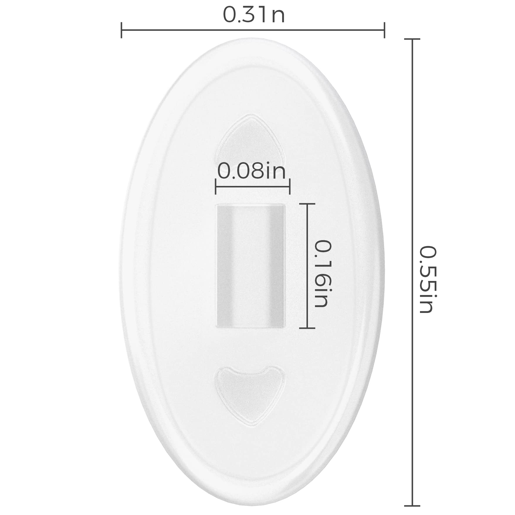 Nose pads for Keel Blade OX3125 (clear)