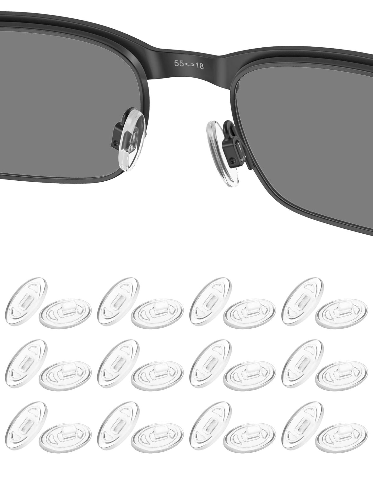 Nose pads for Oakley Crosshair 1.0/2.0 and WireTap sunglasses by HILEEN