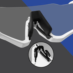 HILEEN nose pads for Oakley Field Jacket OO9402 – front view