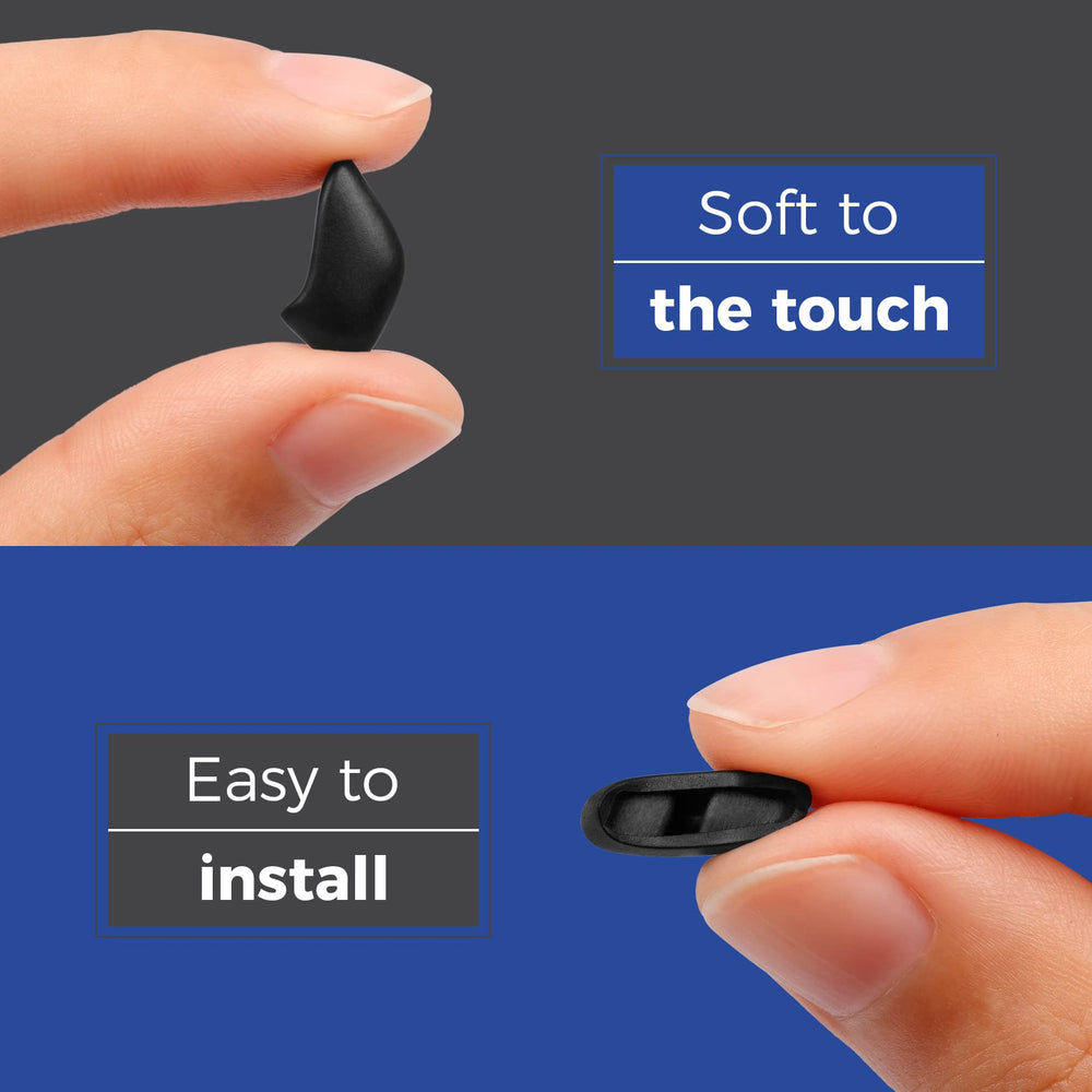 Push-in mount nose pads compatible with Flak 2.0 family