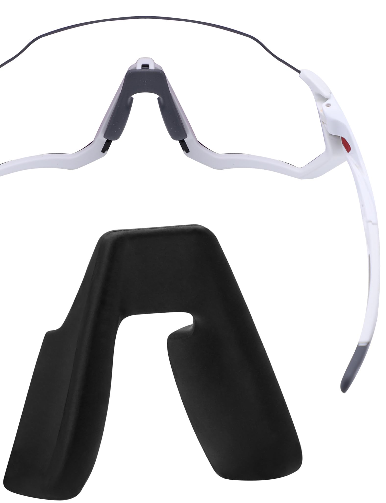 HILEEN nose pads for Oakley Flight Jacket OO9401 – side view