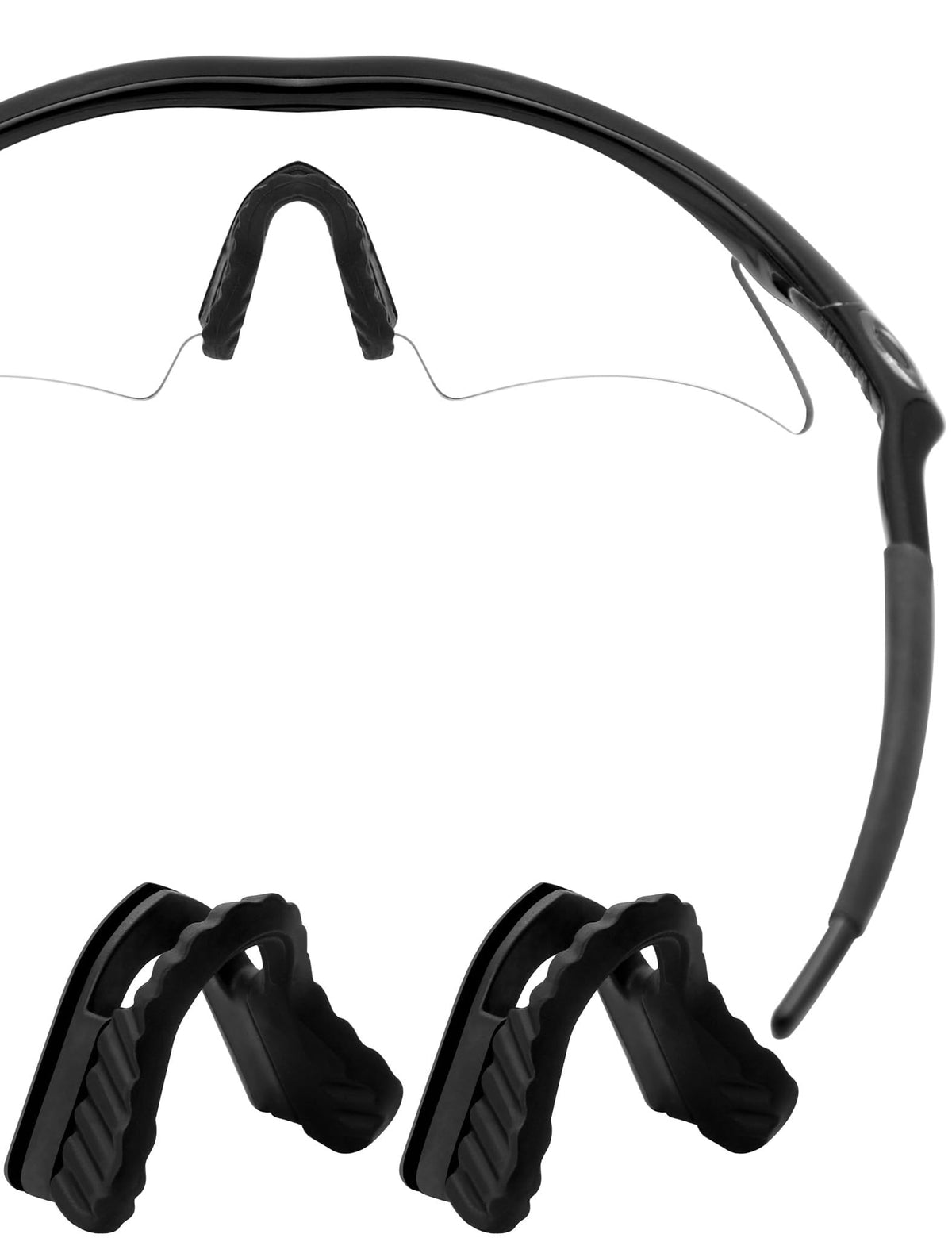 HILEEN replacement nose pads for Oakley M Frame Heater - front view