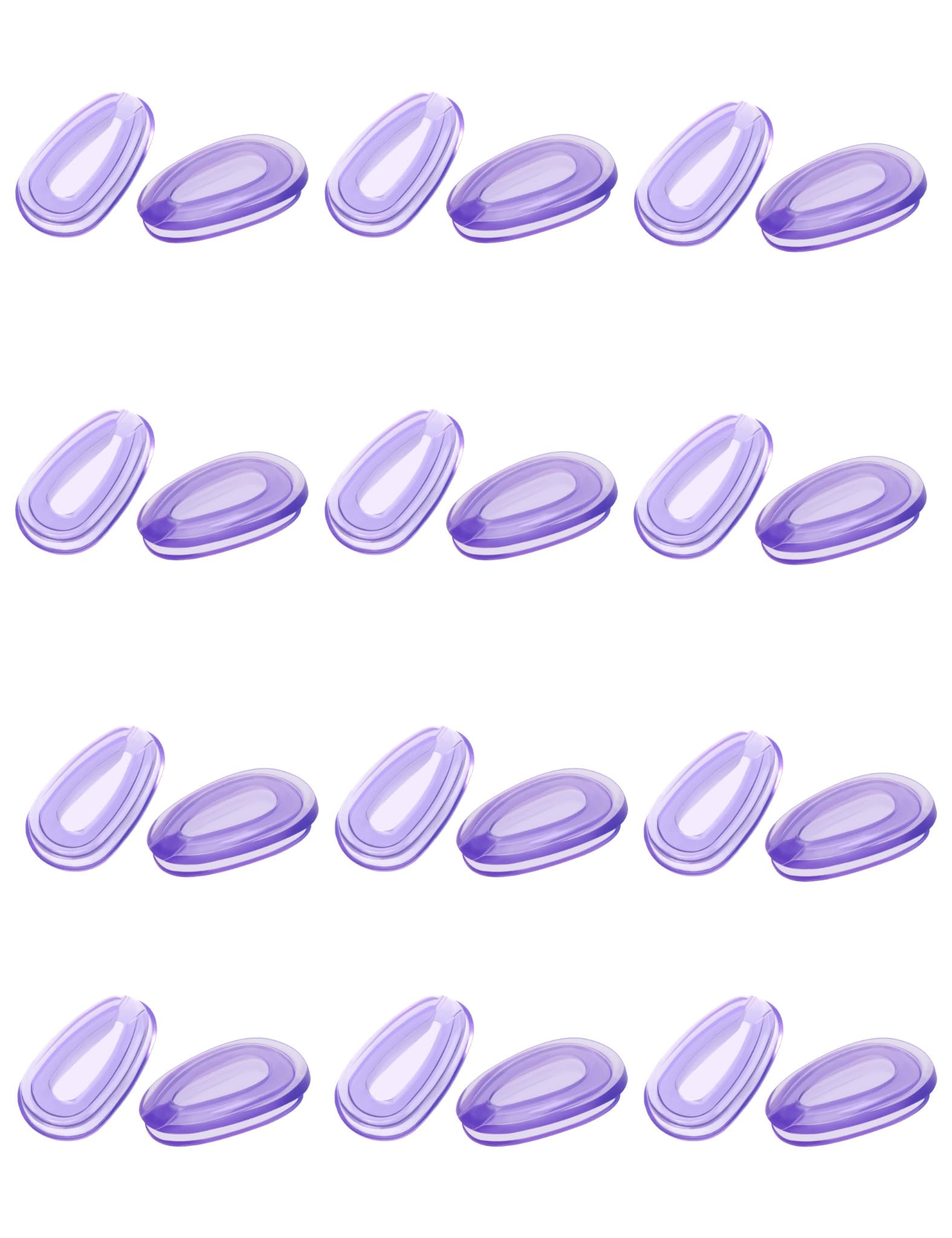 HILEEN replacement nose pads for Oakley OO4079 Feedback sunglasses in purple
