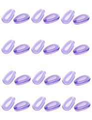 HILEEN replacement nose pads for Oakley OO4079 Feedback sunglasses in purple