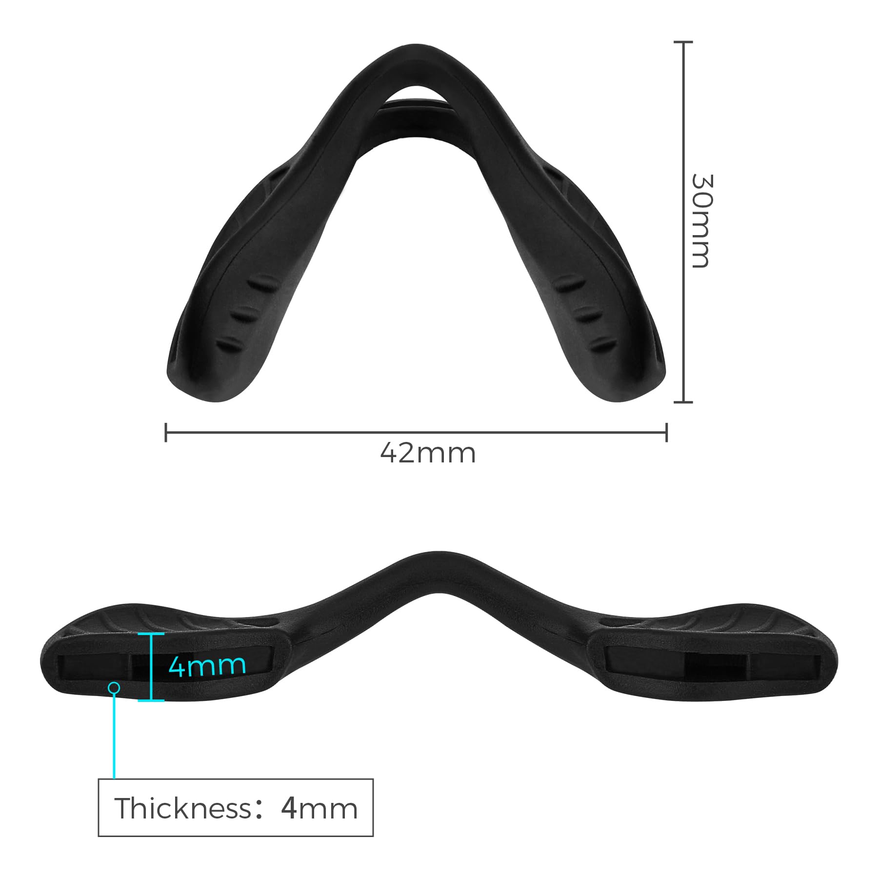 HILEEN nose pads for Oakley Si M Frame 3.0 – close-up