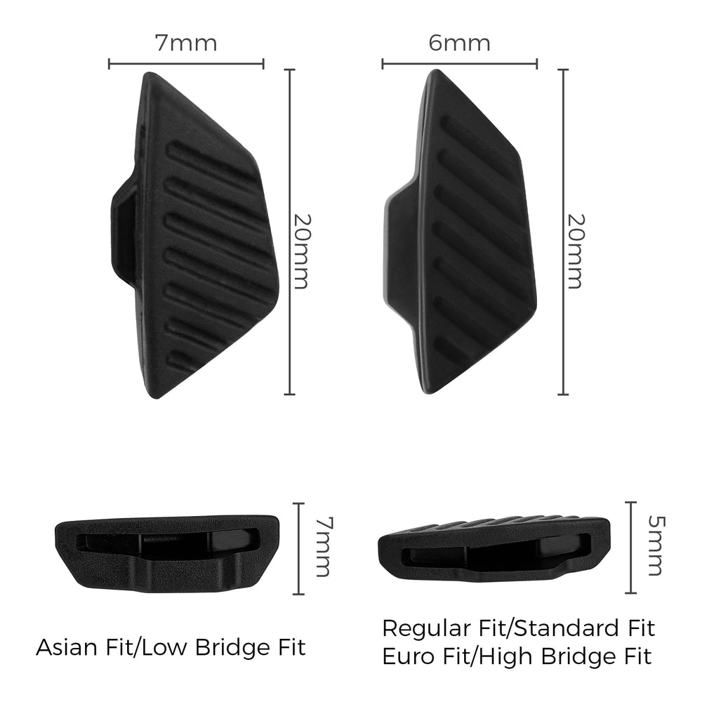 Nose pads for Oakley OO9424 Mercenary (push-in mount) – two pairs