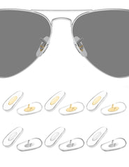 HILEEN replacement nose pads for Ray-Ban Aviator RB3025 – 6-pack, image 1