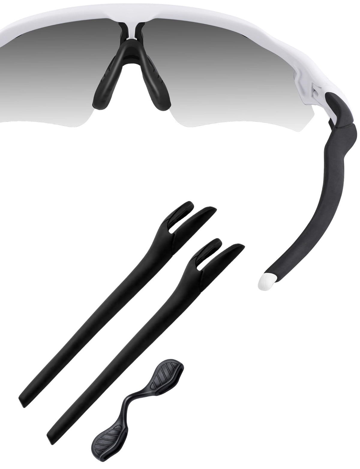 HILEEN silicone replacement nose pads and earsocks for Oakley Radar EV Path OO9208
