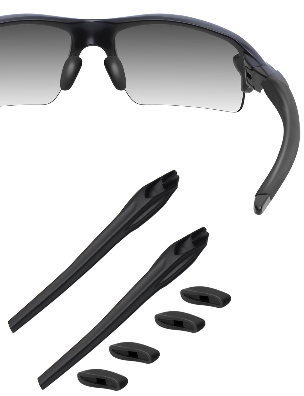 HILEEN replacement nose pads and earsocks kit for Oakley Flak 2.0 XL OO9188/OO9295