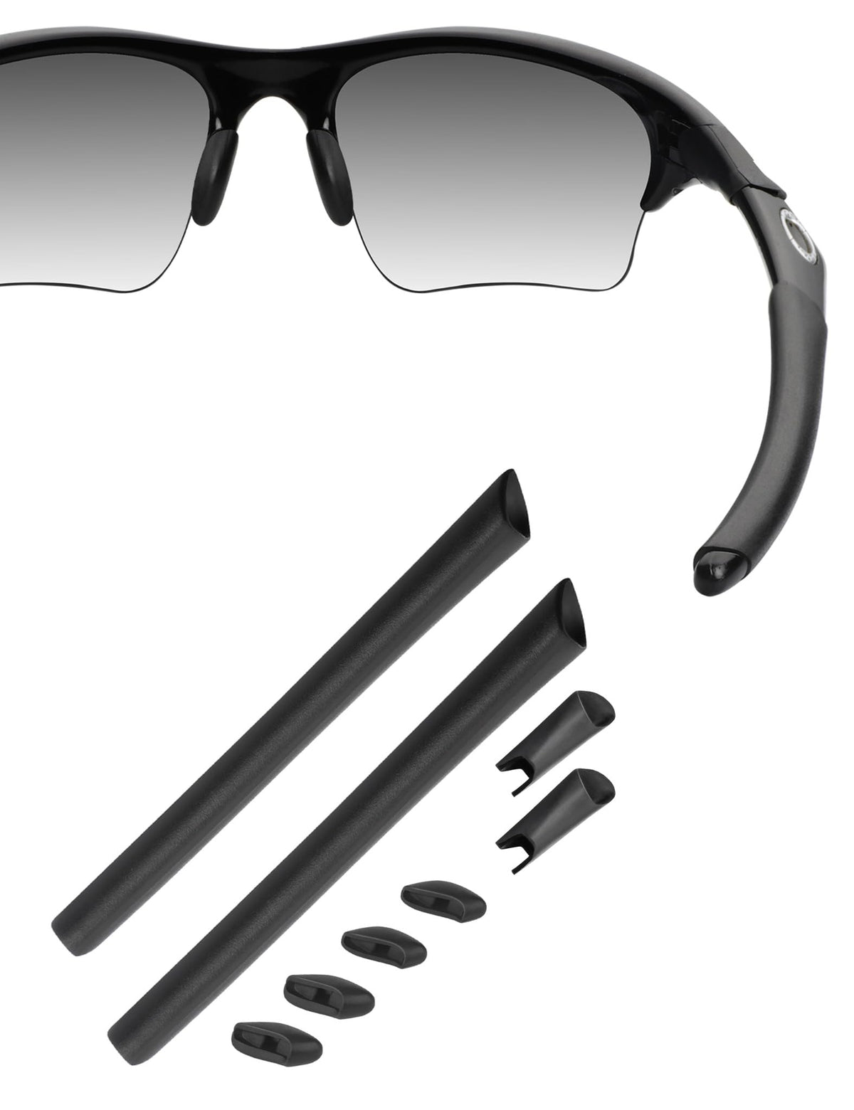 HILEEN Oakley Half Jacket nose pads and earsocks kit close-up