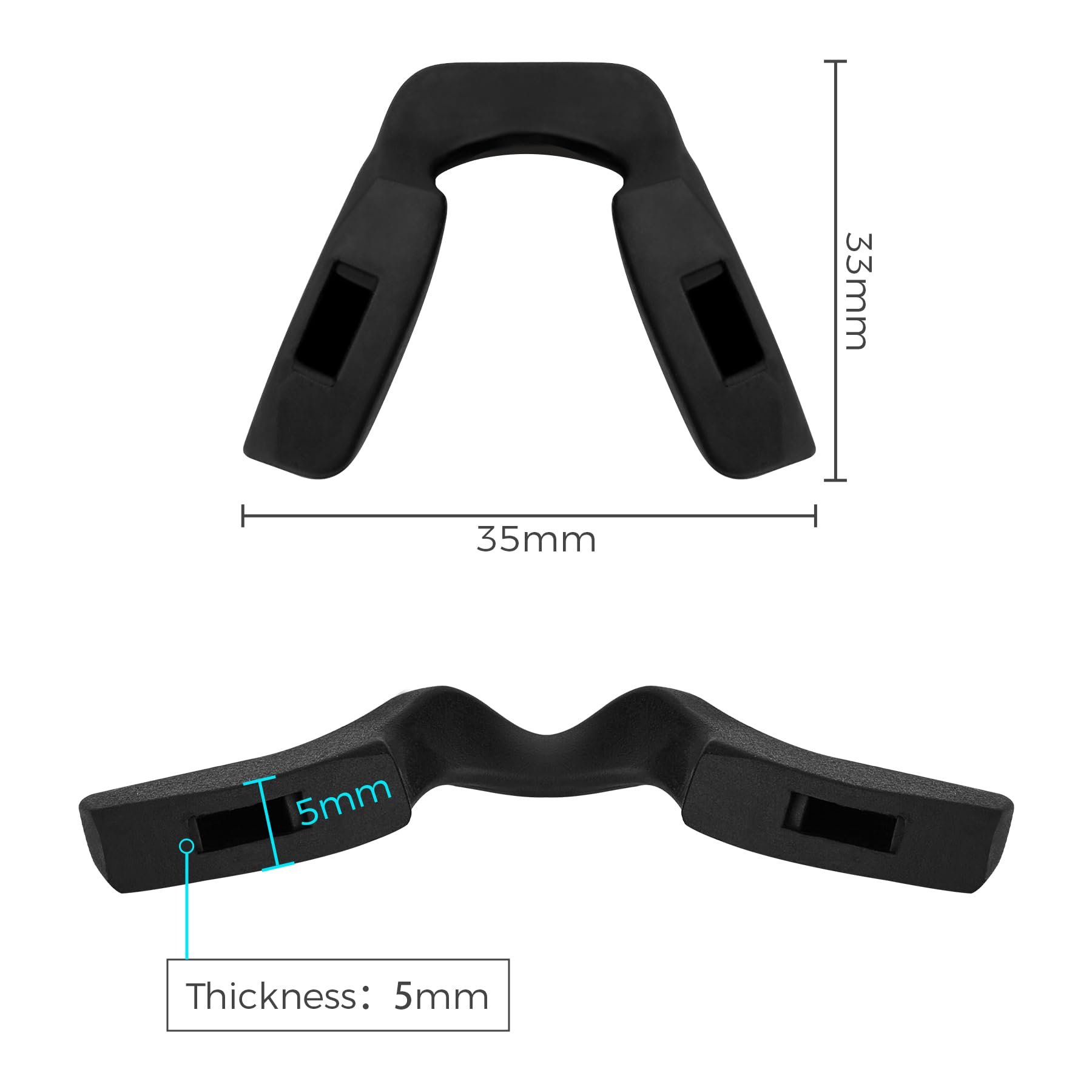 Close-up of silicone nose pad for Sutro OO9462 and Sutro S