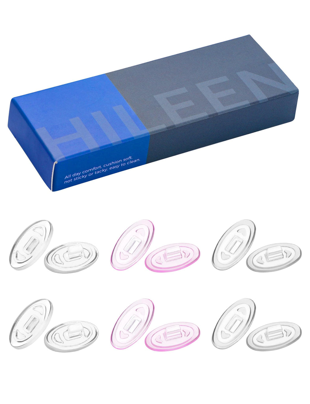 Clear nose pads for Oakley WireTap OO4044 – pair 2
