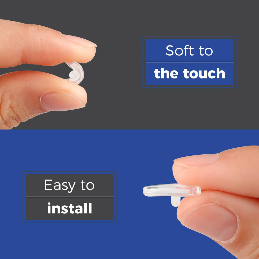 Nose pads compatible with eyeglasses and sunglasses