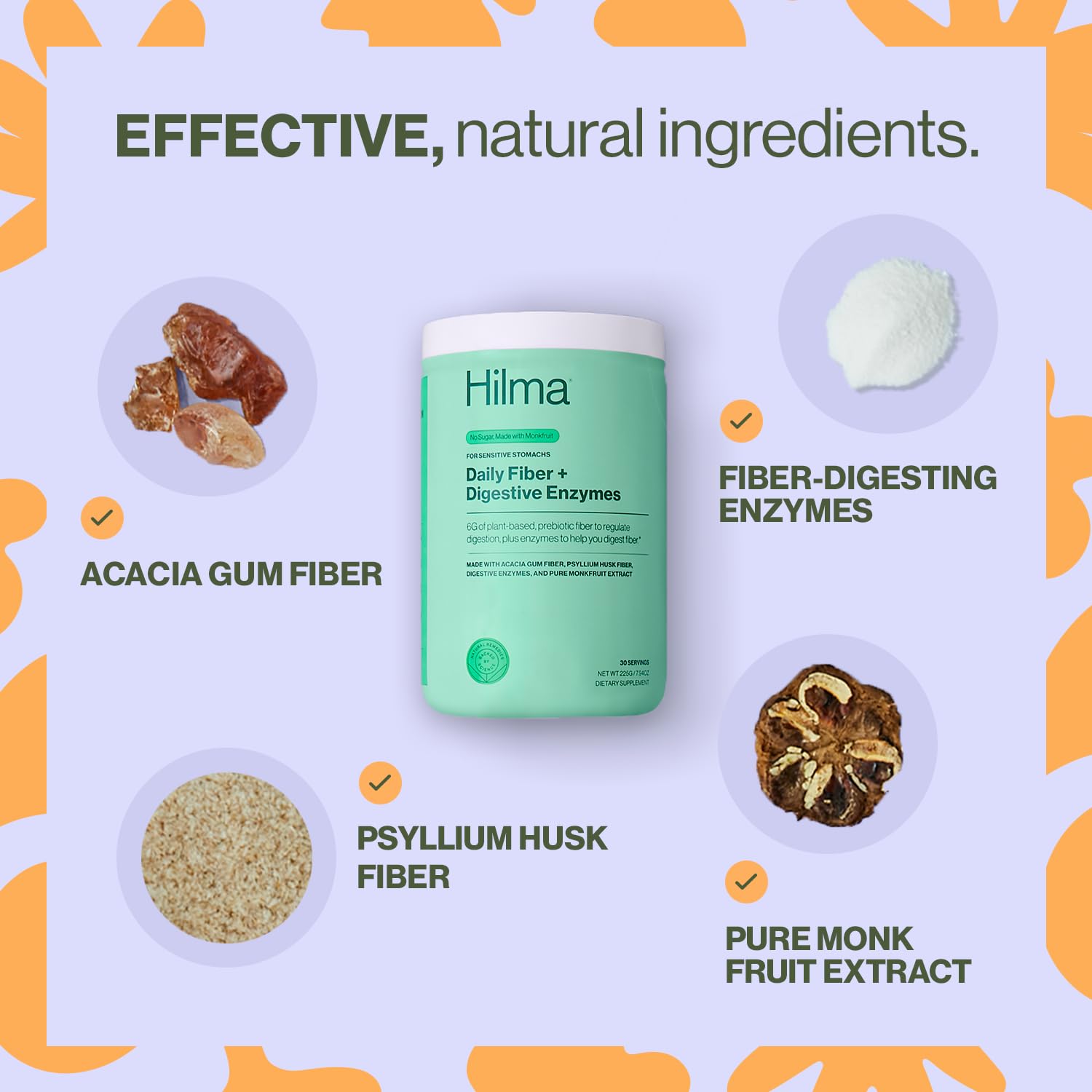 Mixing Hilma fiber powder into water