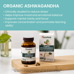 Ashwagandha caplets labeled 670 mg