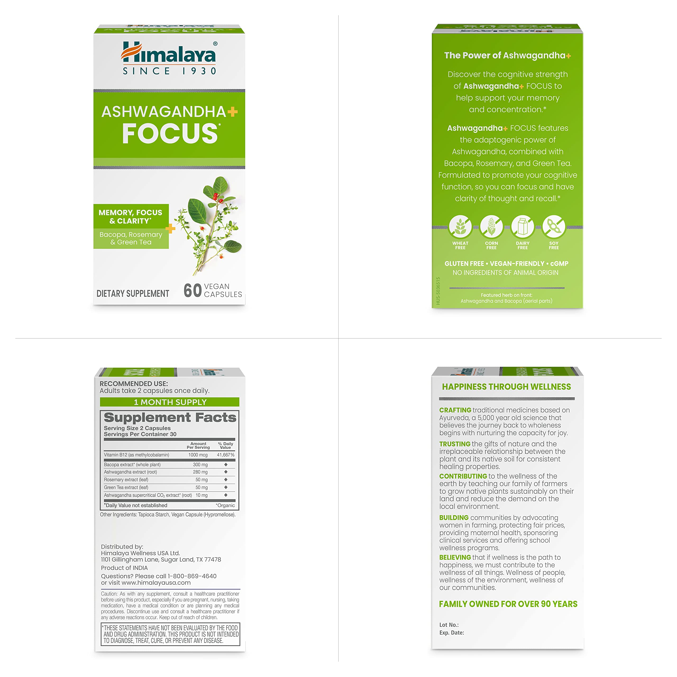 Serving setup with glass of water and capsules