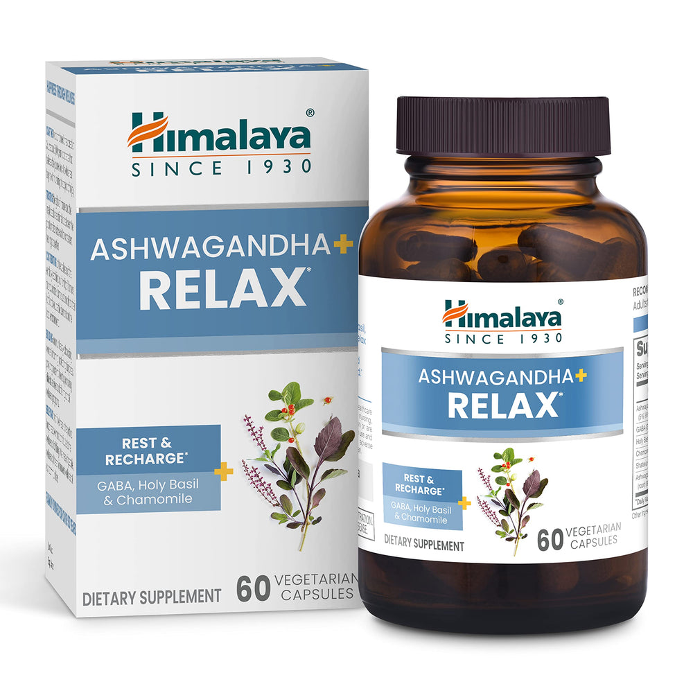 Label of Himalaya Ashwagandha+ Relax
