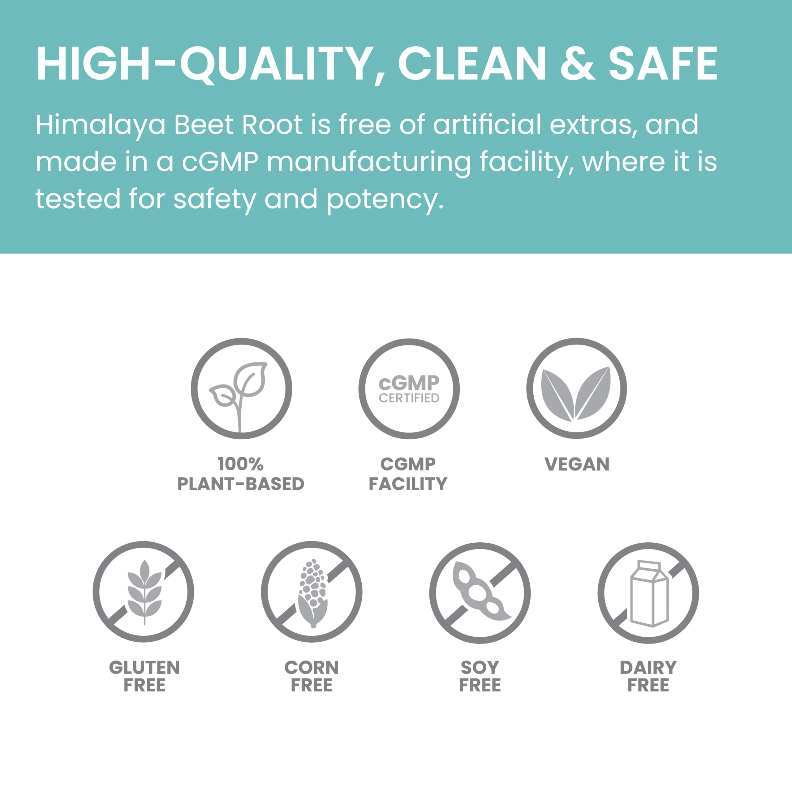 Himalaya Beet Root packaging close-up highlights gluten-free, vegan formula for cardiovascular wellness.