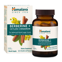 Himalaya Berberine with Ceylon Cinnamon bottle label