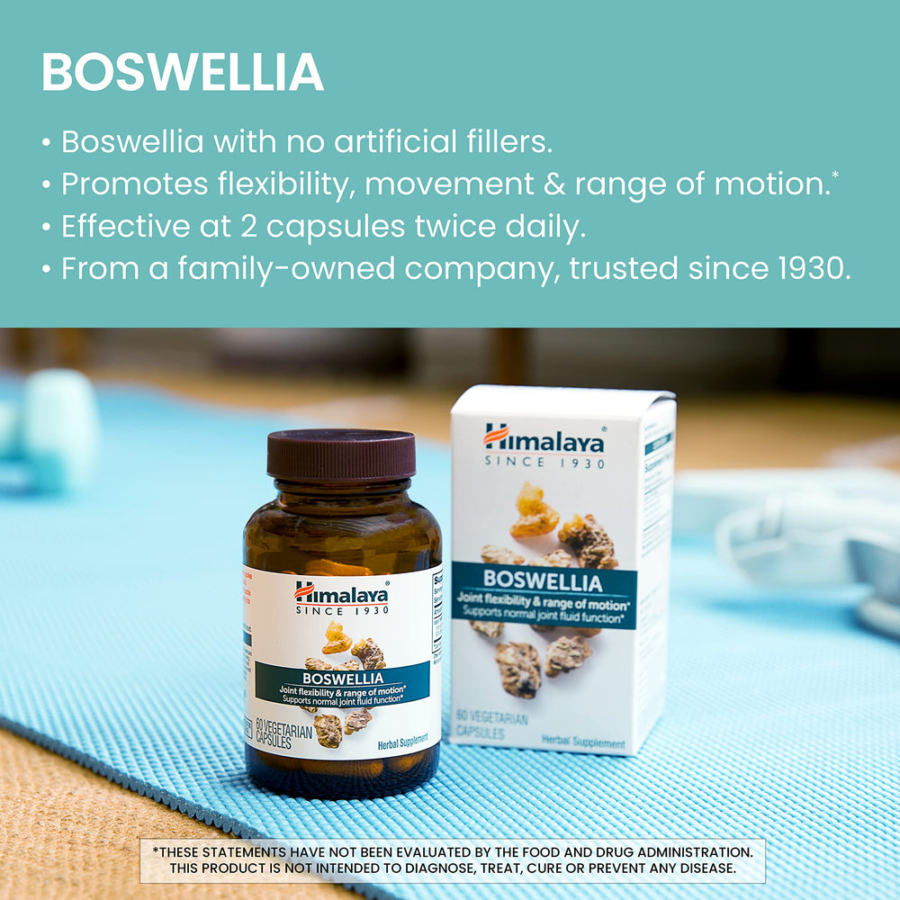 Ayurvedic Boswellia formula capsule packaging