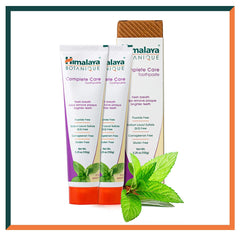 Pack shot of Himalaya Botanique Complete Care Toothpaste Simply Spearmint 2-pack