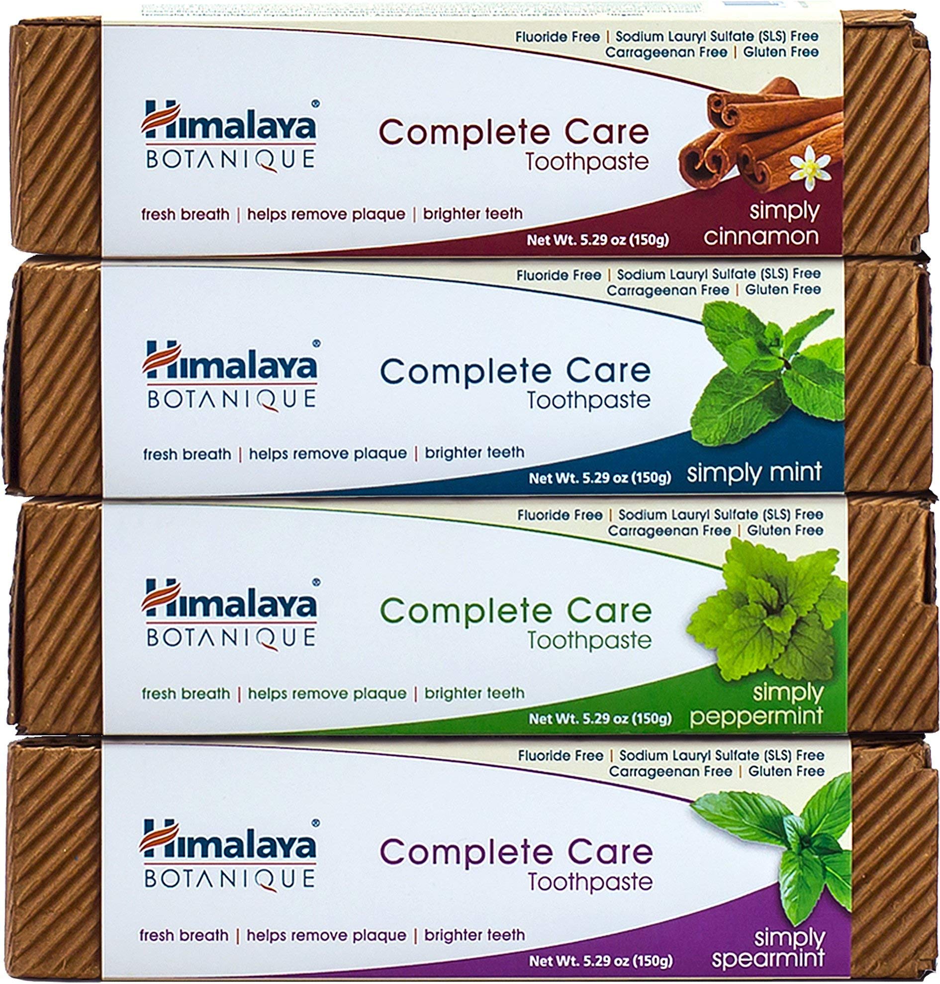 Himalaya Botanique Complete Care Toothpaste Herbal Variety Pack packaging